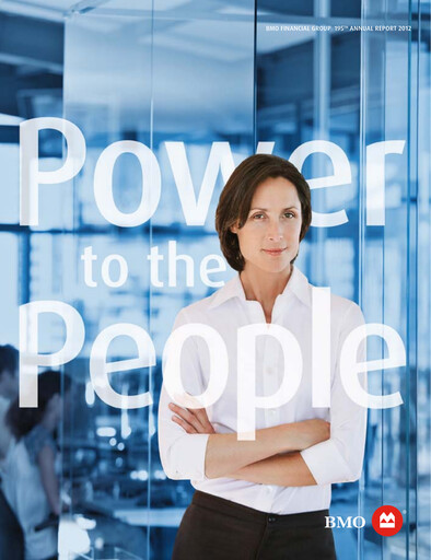 Thumbnail Bank of Montreal
 Annual Report 2012