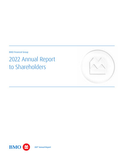 Thumbnail Bank of Montreal
 Annual Report 2022
