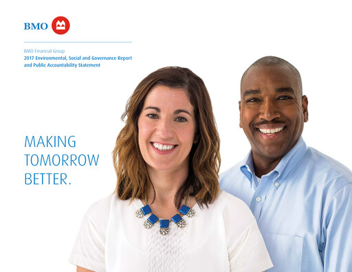 Thumbnail Bank of Montreal
 ESG Report 2017