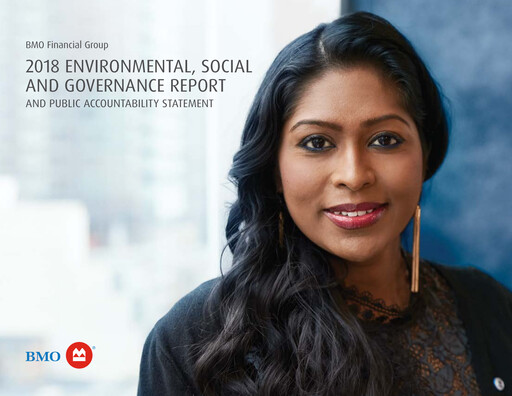 Thumbnail Bank of Montreal
 ESG Report 2018