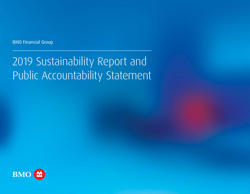 Thumbnail Bank of Montreal
 ESG Report 2019