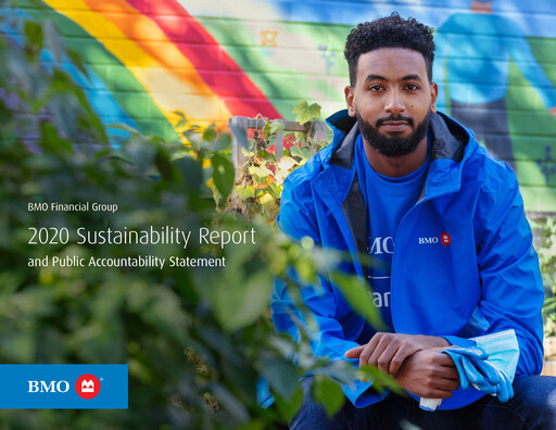 Thumbnail Bank of Montreal
 Sustainability Report 2020