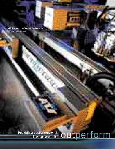 Thumbnail ATS Automation Annual Report 2001
