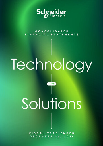 Thumbnail Schneider Electric Financial Statement 2025