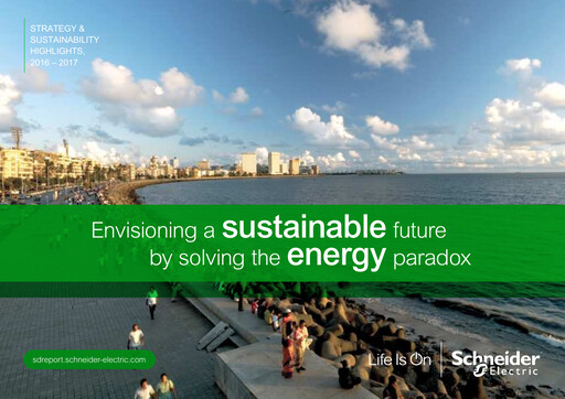 Thumbnail Schneider Electric Sustainability Report 2016-2017
