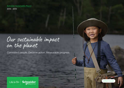 Thumbnail Schneider Electric Sustainability Report 2018-2019