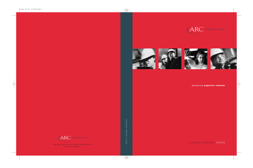 Thumbnail ARC Resources
 Annual Report 2000