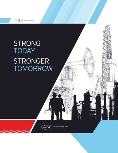 Thumbnail ARC Resources
 Annual Report 2015