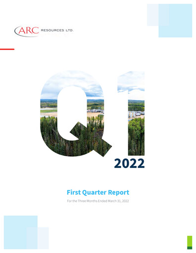 Thumbnail ARC Resources
 Quarterly Report 2022-q1