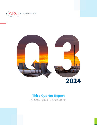 Thumbnail ARC Resources
 Quarterly Report 2024-q3