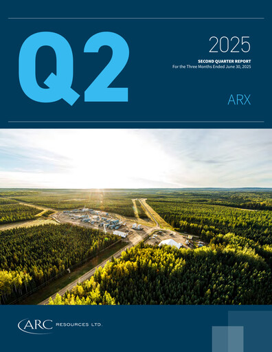 Thumbnail ARC Resources
 Quarterly Report 2025-q2