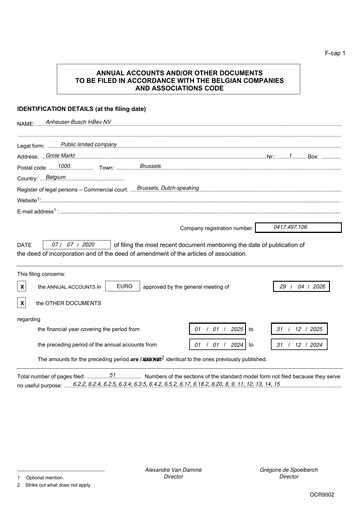 Thumbnail Anheuser-Busch Inbev Financial Statement 2025