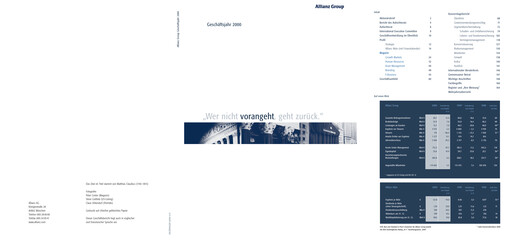 Vorschaubild Allianz SE Jahresbericht 2000