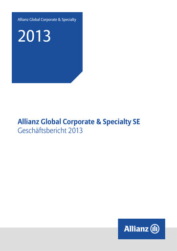 Vorschaubild Allianz SE Jahresbericht 2013