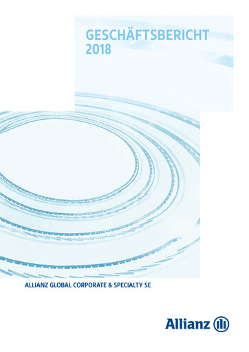 Vorschaubild Allianz SE Jahresbericht 2018