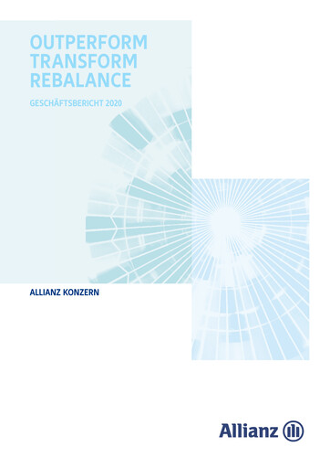 Thumbnail Allianz SE Annual Report 2020