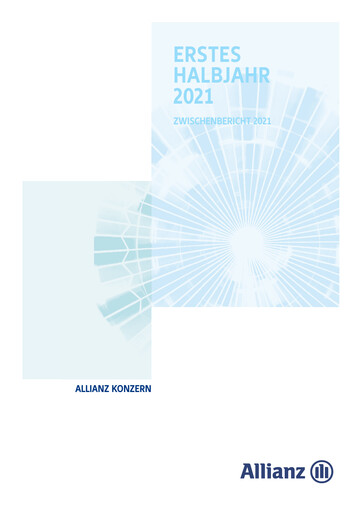 Thumbnail Allianz SE Half-year Report 2021-h1