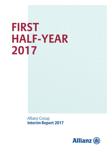 Thumbnail Allianz SE Half-year Report 2017-h1