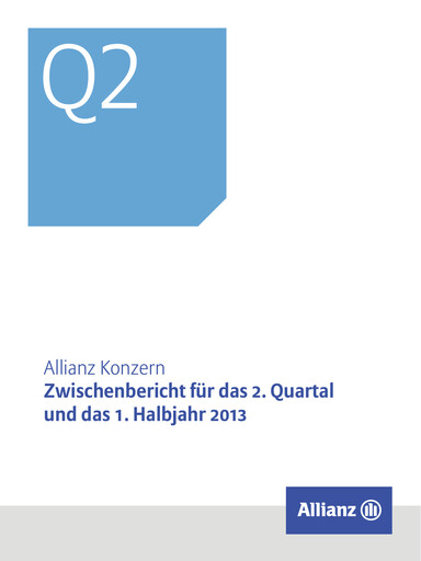 Thumbnail Allianz SE Quarterly Report 2013-q2