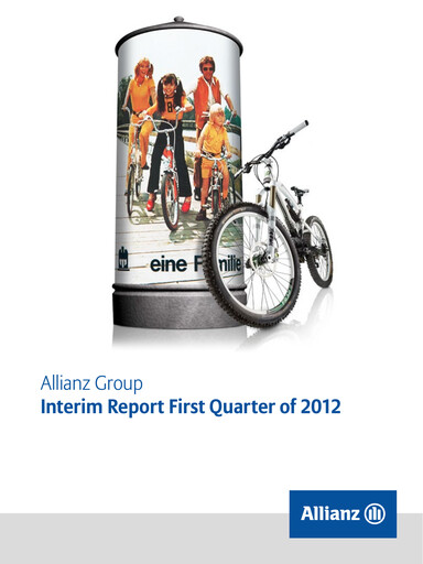 Thumbnail Allianz SE Quarterly Report 2012-q1