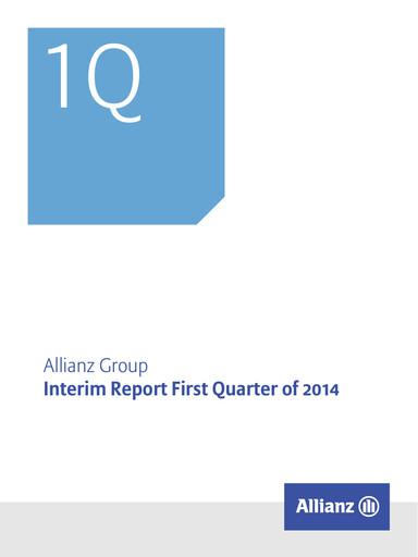 Thumbnail Allianz SE Quarterly Report 2014-q1