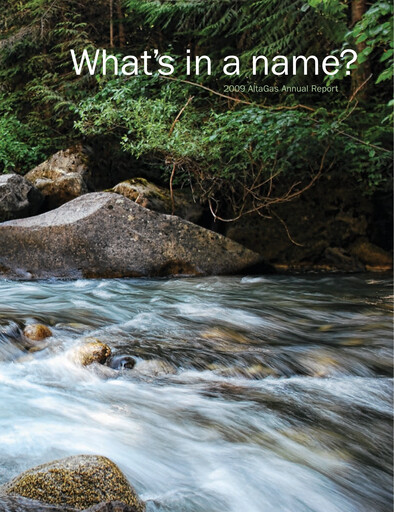 Thumbnail AltaGas
 Annual Report 2009