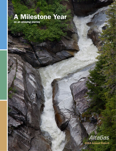 Thumbnail AltaGas
 Annual Report 2012