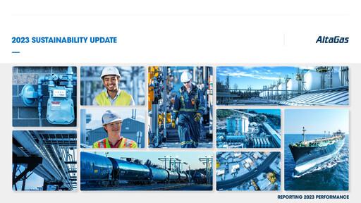 Miniature AltaGas
 Rapport de durabilité 2023