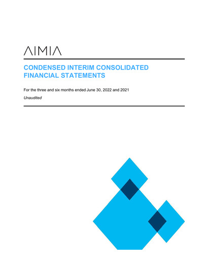 Thumbnail Aimia Financial Statement 2022-q2