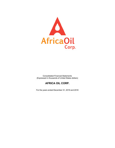 Miniature Africa Oil Bilan financier 2019