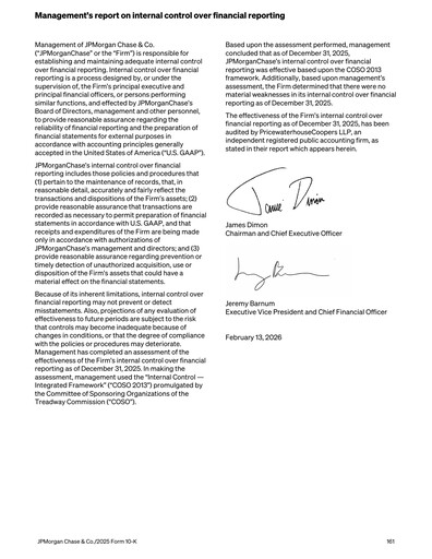 Thumbnail JPMorgan Chase Financial Statement 2025