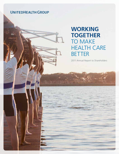 Thumbnail UnitedHealth Annual Report 2011