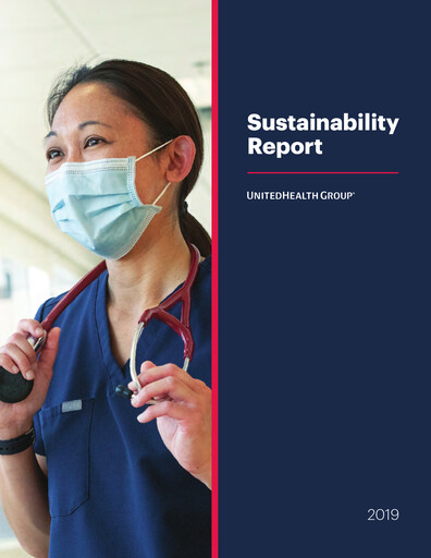 Vorschaubild UnitedHealth Nachhaltigkeitsbericht 2019