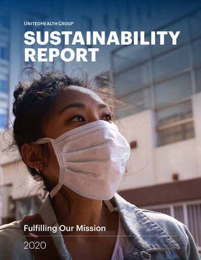 Vorschaubild UnitedHealth Nachhaltigkeitsbericht 2020