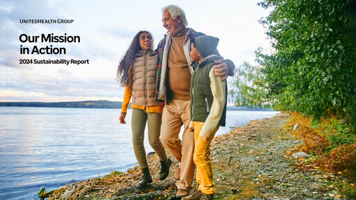 Thumbnail UnitedHealth Sustainability Report 2024
