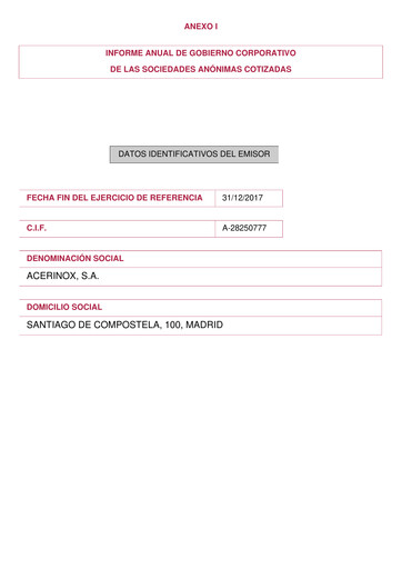 Vorschaubild Acerinox Jahresbericht 2017