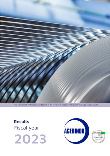 Miniature Acerinox Rapport financier 2023