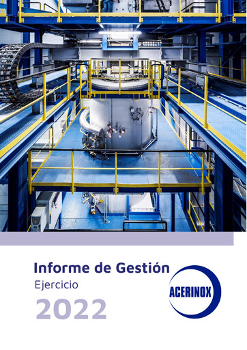 Miniature Acerinox Rapport financier 2022