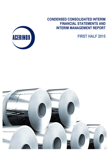 Vorschaubild Acerinox Finanzmitteilung 2015-h1