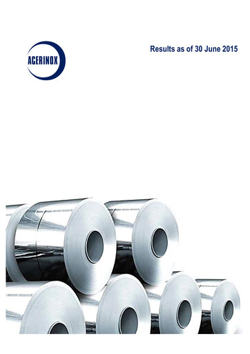 Thumbnail Acerinox Half-year Report 2015-h1