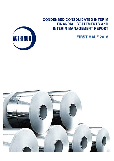 Thumbnail Acerinox Half-year Report 2016-h1