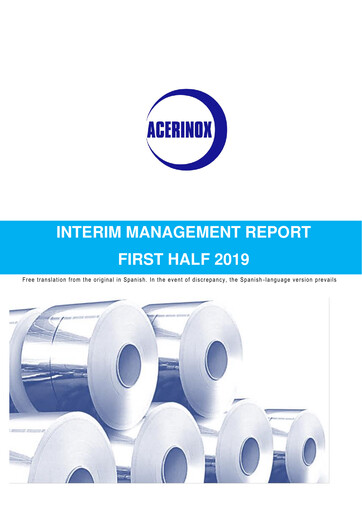 Thumbnail Acerinox Half-year Report 2019-h1