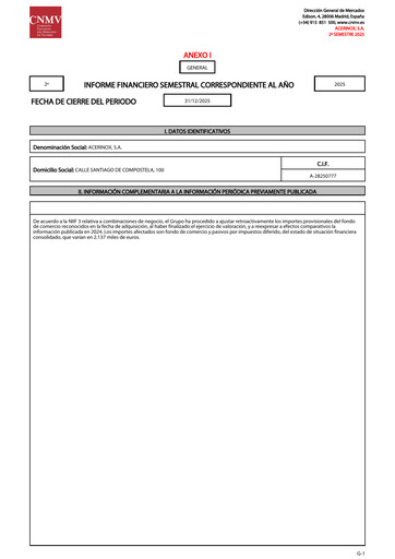 Thumbnail Acerinox Half-year Report 2025-h2