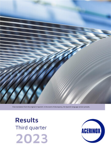 Thumbnail Acerinox Quarterly Report 2023-q3