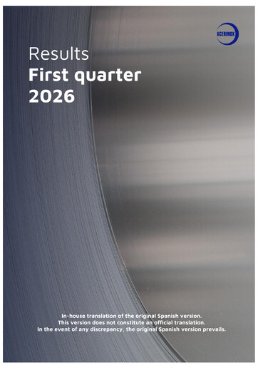 Thumbnail Acerinox Quarterly Report 2026-q1