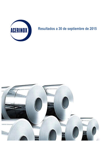 Thumbnail Acerinox Quarterly Report 2015-q3