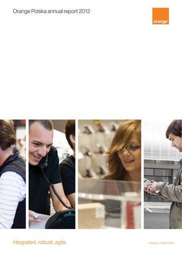 Thumbnail Orange Polska
 Annual Report 2012