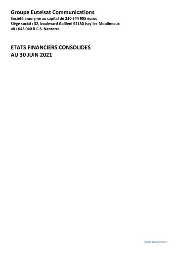 Thumbnail Eutelsat Financial Statement 2021