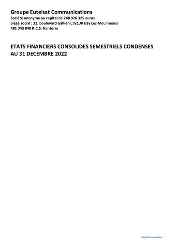 Thumbnail Eutelsat Financial Statement 2022-h1