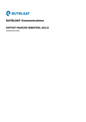 Thumbnail Eutelsat Half-year Report 2022-h1